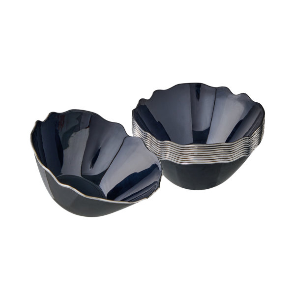 12 Bols à Sauce En Plastique PET - Réutilisables, Blancs